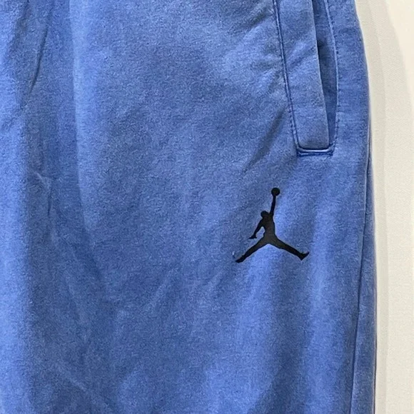 Jordan Dri-FIT Blue Fleece Sweatpants Mens 3XL Joggers Jumpman Logo DA9858 - Picture 2 of 10